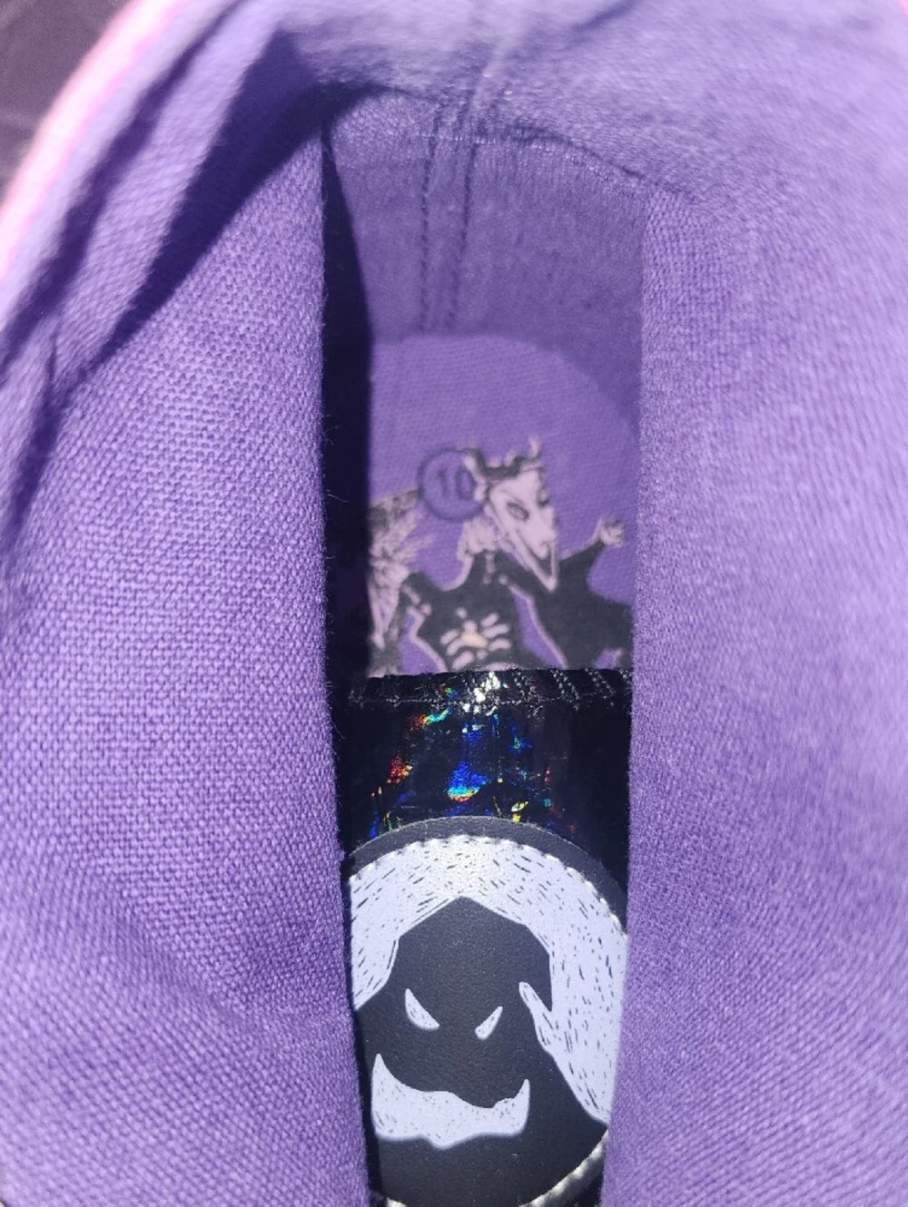 Nightmare Before Christmas Patchwork High-Top Sneakers Size 10